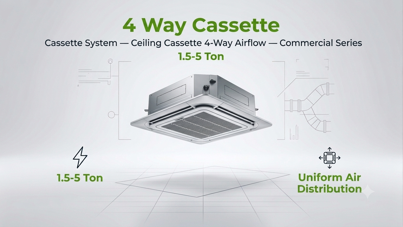 4-Way Ceiling Cassette AC